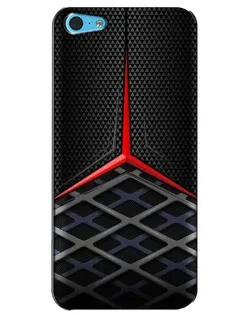 Чохол для iPhone 5c з картинкою «Mercedes Carbon Grid»