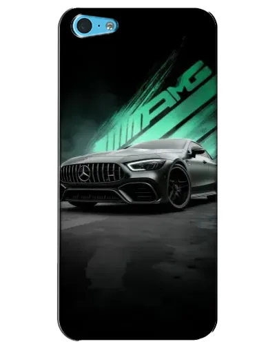 Чохол для iPhone 5c з картинкою «Темний Mercedes AMG»