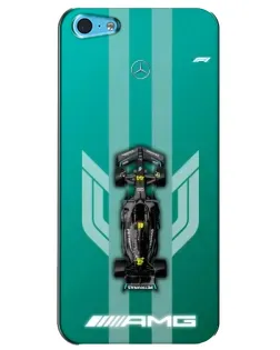 Чохол для iPhone 5c з картинкою «Mercedes AMG Petronas»