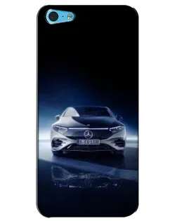 Чохол для iPhone 5c з картинкою «Нічний Mercedes EQ»