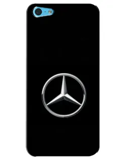 Чохол для iPhone 5c з картинкою «Mercedes класичний лого»