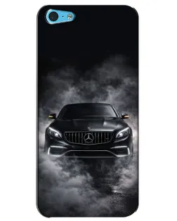 Чохол для iPhone 5c з картинкою «Mercedes у диму»