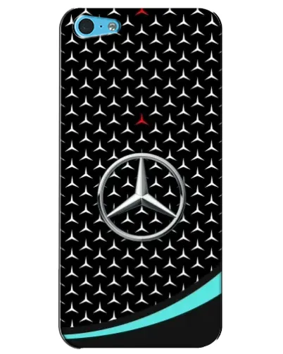 Чохол для iPhone 5c з картинкою «Mercedes — бірюзовий акцент»