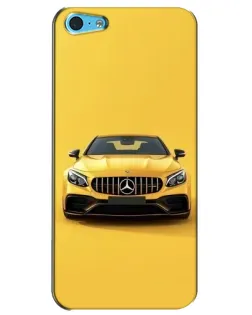 Чохол для iPhone 5c з картинкою «Жовтий Mercedes GT»