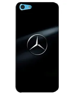 Чохол для iPhone 5c з картинкою «Mercedes на металі»