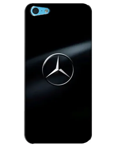 Чохол для iPhone 5c з картинкою «Mercedes на металі»