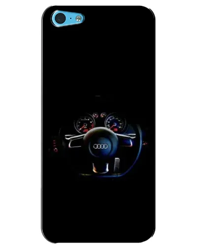 Чохол для iPhone 5c з картинкою «Салон Audi — кермо»