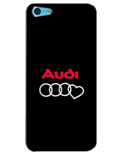 Чохол для iPhone 5c з картинкою «Логотип Audi Heart»