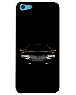 Чохол для iPhone 5c з картинкою «Audi — нічний контур»