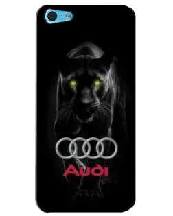 Чохол для iPhone 5c з картинкою «Пантера та Audi»