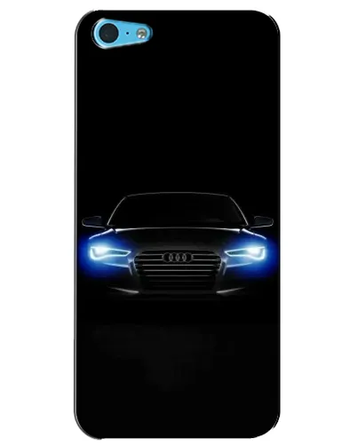 Чохол для iPhone 5c з картинкою «Audi в неоні»
