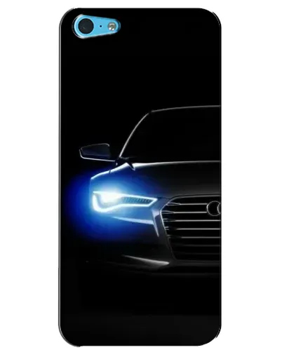 Чохол для iPhone 5c з картинкою «Неоновий погляд Audi»