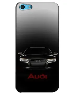 Чохол для iPhone 5c з картинкою «Audi — градієнтний контур»