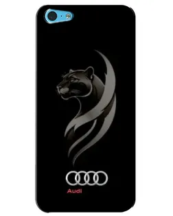 Чохол для iPhone 5c з картинкою «Графіка — пантера та Audi»