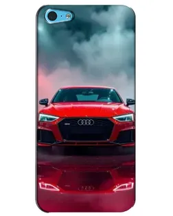 Чохол для iPhone 5c з картинкою «Audi RS — червоний стиль»