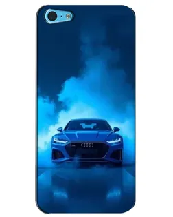 Чохол для iPhone 5c з картинкою «Audi — блакитна енергія»