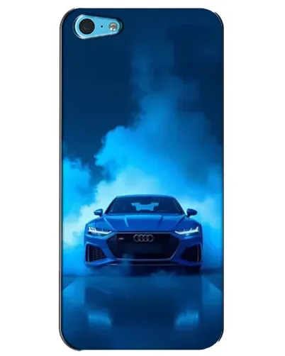 Чохол для iPhone 5c з картинкою «Audi — блакитна енергія»