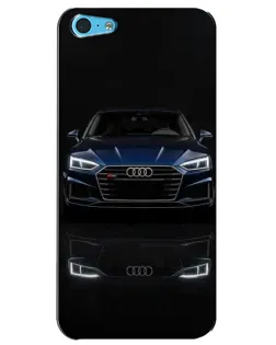 Чохол для iPhone 5c з картинкою «Audi — нічне відображення»