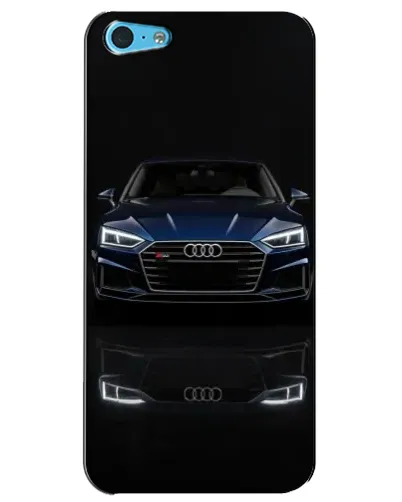 Чохол для iPhone 5c з картинкою «Audi — нічне відображення»