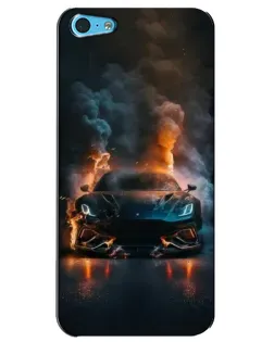 Чохол для iPhone 5c з картинкою «Lamborghini димна естетика»