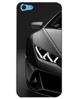 Чохол для iPhone 5c з картинкою «Lamborghini фари деталізація»