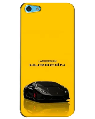 Чохол для iPhone 5c з картинкою «Lamborghini Huracan чорний»