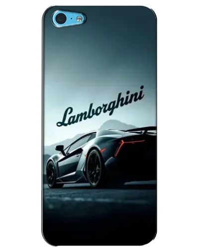 Чохол для iPhone 5c з картинкою «Класичний Lamborghini надпис»