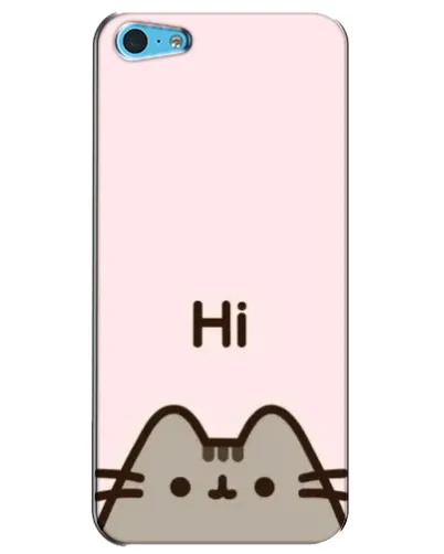 Чехол для iPhone 5c с картинкой «Пушин говорит Hi» Чехол для iPhone 5c с картинкой «Пушин говорит Hi»