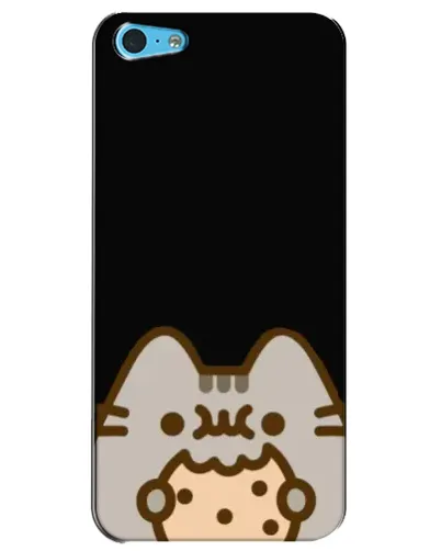 Чехол для iPhone 5c с картинкой «Пушин на черном» Чехол для iPhone 5c с картинкой «Пушин на черном»