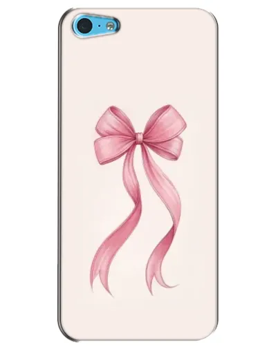 Чохол для iPhone 5c з картинкою «Рожевий бант»