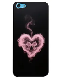 Чохол для iPhone 5c з картинкою «Димчасте серце»