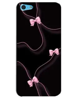 Чохол для iPhone 5c з картинкою «Рожеві стрічки»