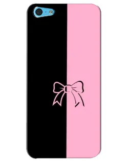 Чохол для iPhone 5c з картинкою «Половинки банту»
