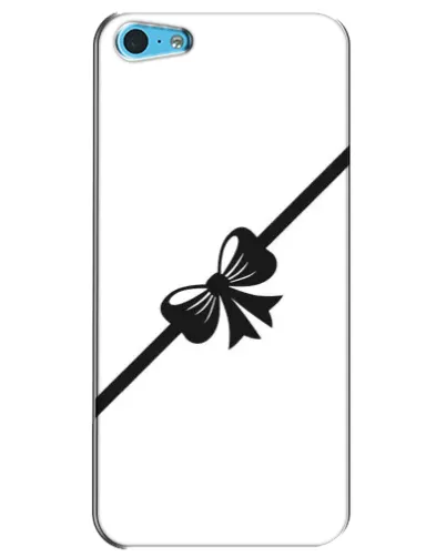 Чохол для iPhone 5c з картинкою «Діагональний бант»
