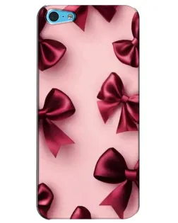Чохол для iPhone 5c з картинкою «Бордовий атлас»