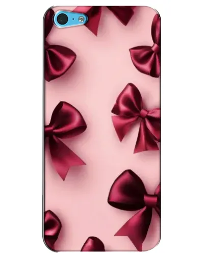 Чохол для iPhone 5c з картинкою «Бордовий атлас»