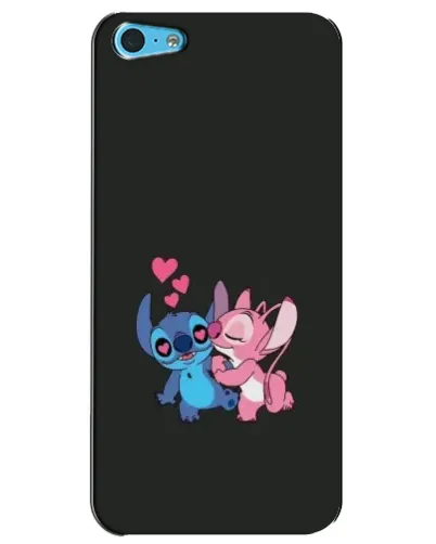 Чохол для iPhone 5c з картинкою «Анжел цілує Стіча»