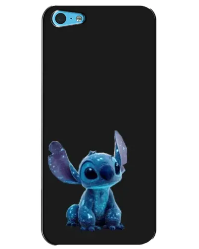 Чехол для iPhone 5c с картинкой «Стич на черном» Чехол для iPhone 5c с картинкой «Стич на черном»