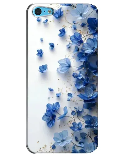 Чохол для iPhone 5c з картинкою «Блакитний квітковий каскад»