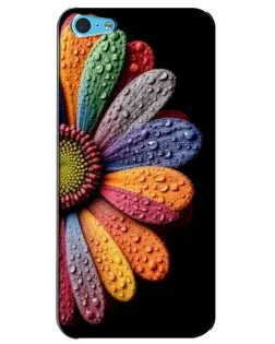 Чохол для iPhone 5c з картинкою «Райдужна квітка»