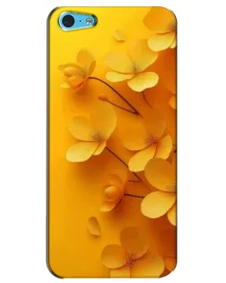 Чохол для iPhone 5c з картинкою «Золоті пелюстки»
