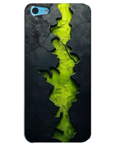 Чохол для iPhone 5c з картинкою «Салатовий розлом скелі»