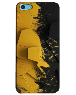 Чохол для iPhone 5c з картинкою «Золоті уламки геометрії»