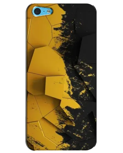Чохол для iPhone 5c з картинкою «Золоті уламки геометрії»