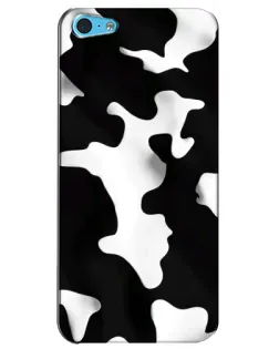 Чохол для iPhone 5c з картинкою «Чорно-біла пляма»