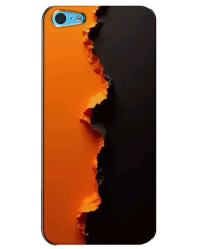 Чохол для iPhone 5c з картинкою «Помаранчевий розлом»