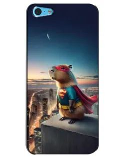 Чохол для iPhone 5c з картинкою «Капі-мен супергерой»