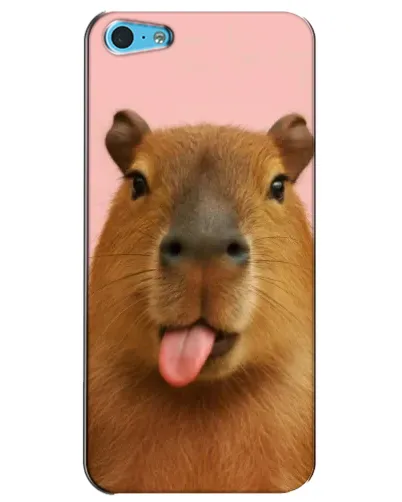 Чохол для iPhone 5c з картинкою «Капібара з язиком» Чохол для iPhone 5c з картинкою «Капібара з язиком»