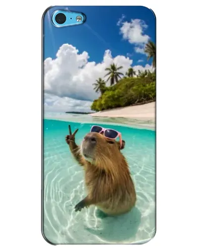 Чохол для iPhone 5c з картинкою «Капібара на морі» Чохол для iPhone 5c з картинкою «Капібара на морі»