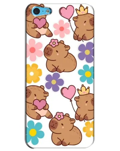 Чохол для iPhone 5c з картинкою «Квітковий паттерн капібар» Чохол для iPhone 5c з картинкою «Квітковий паттерн капібар»